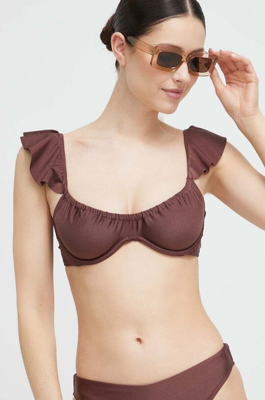 

Бюстгальтер для плавания Abercrombie & Fitch, коричневый