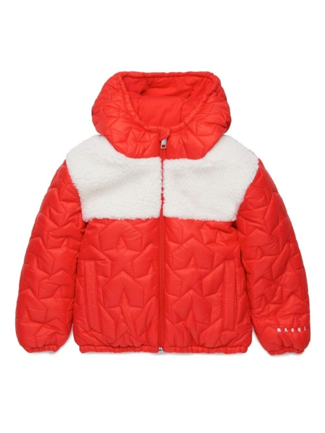

Marni Kids стеганый пуховик, красный