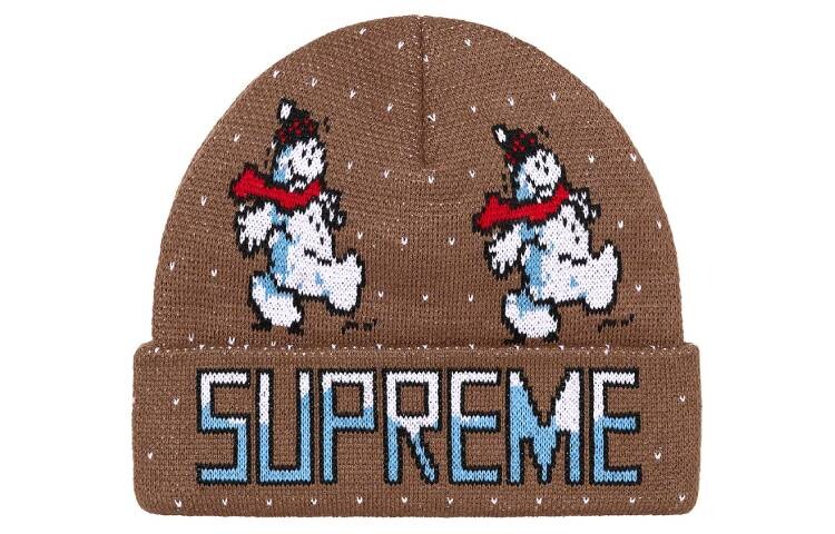 

Шапка Supreme Snowman, коричневый