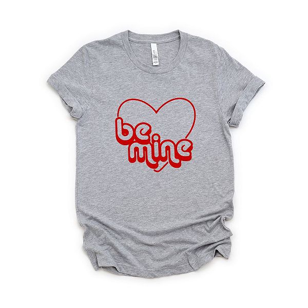 

Футболка с принтом Retro be mine Simply Sage Market, Heather Grey, Серый, Футболка с принтом Retro be mine Simply Sage Market, Heather Grey