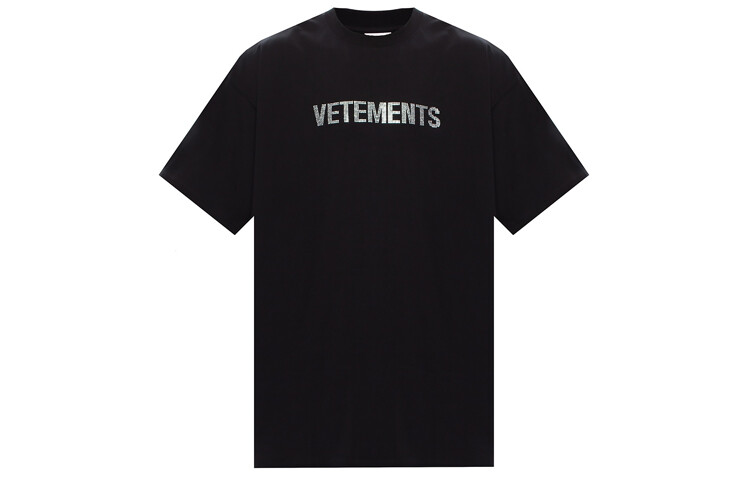 

Футболка унисекс черная Vetements, черный
