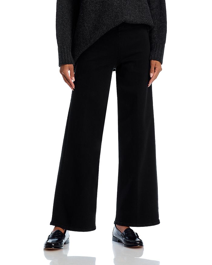 

Джинсы-палаццо Jetset High Rise Slim в цвете Sheen Noir FRAME, черный