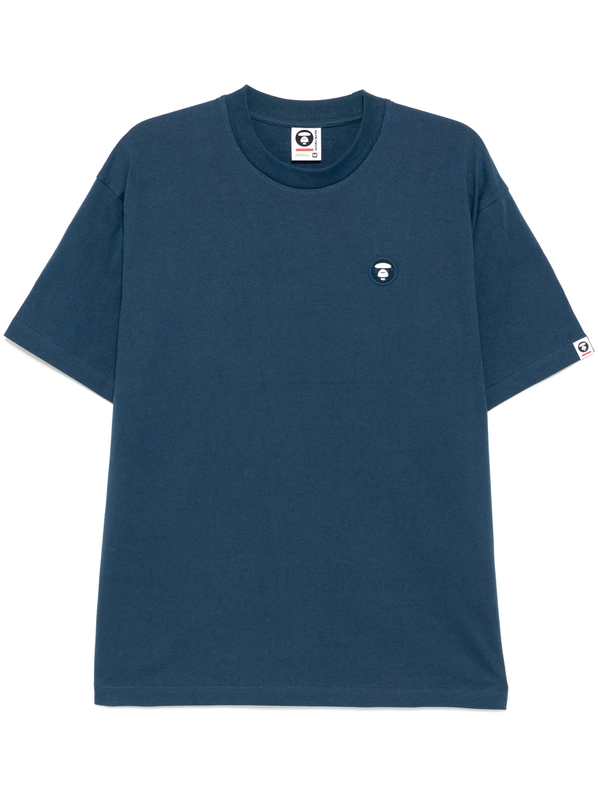 

Футболка с нашивкой-логотипом Aape By A Bathing Ape, синий