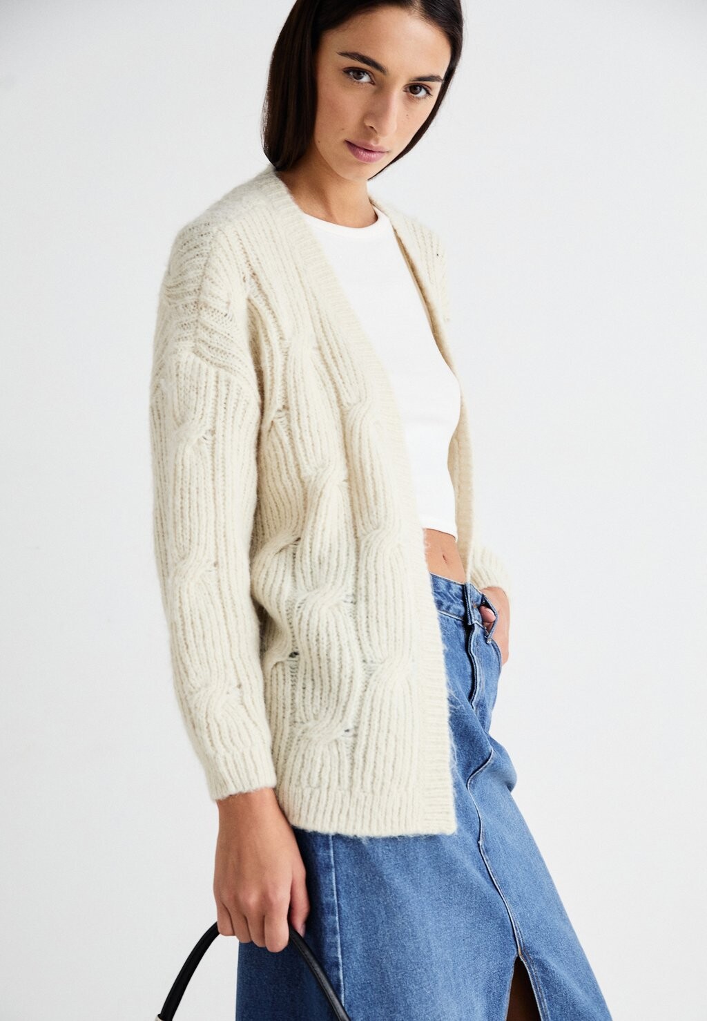 

Кардиган ONLLELA LIFE OPEN CARDIGAN ONLY, молочный
