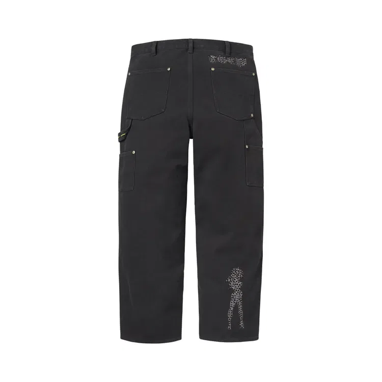 Брюки Supreme x The Great China Wall Double Knee Painter Pant, черный — фото 2