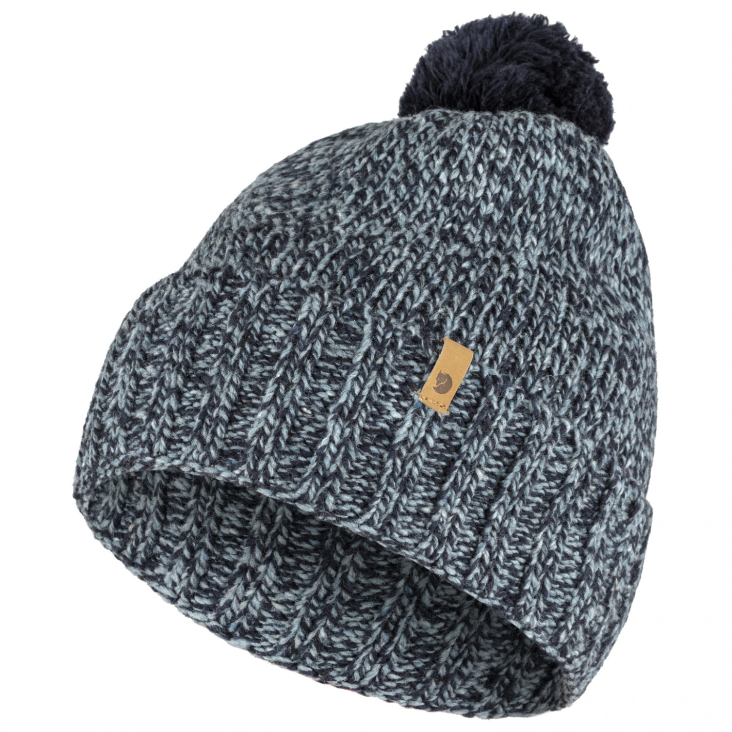 

Шапка Fjällräven Övik Pom Hat, цвет Dark Navy