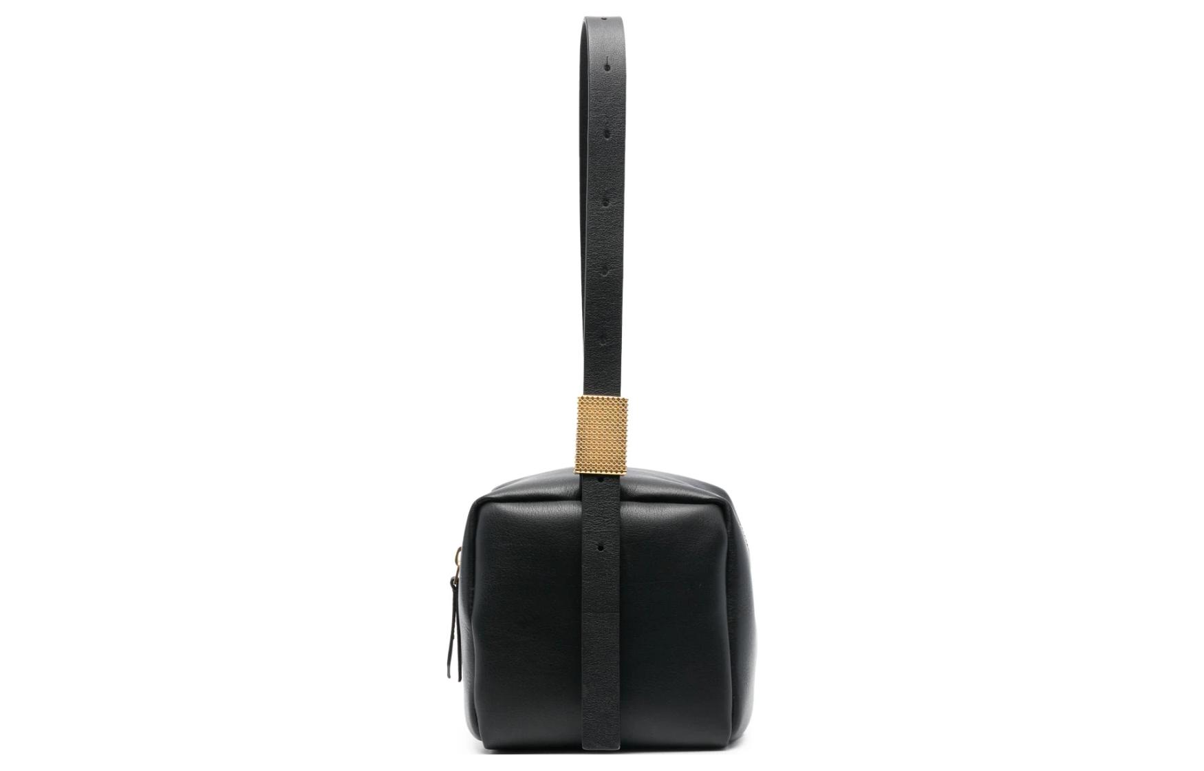 

Lanvin Женская сумка через плечо из телячьей кожи Regular черная