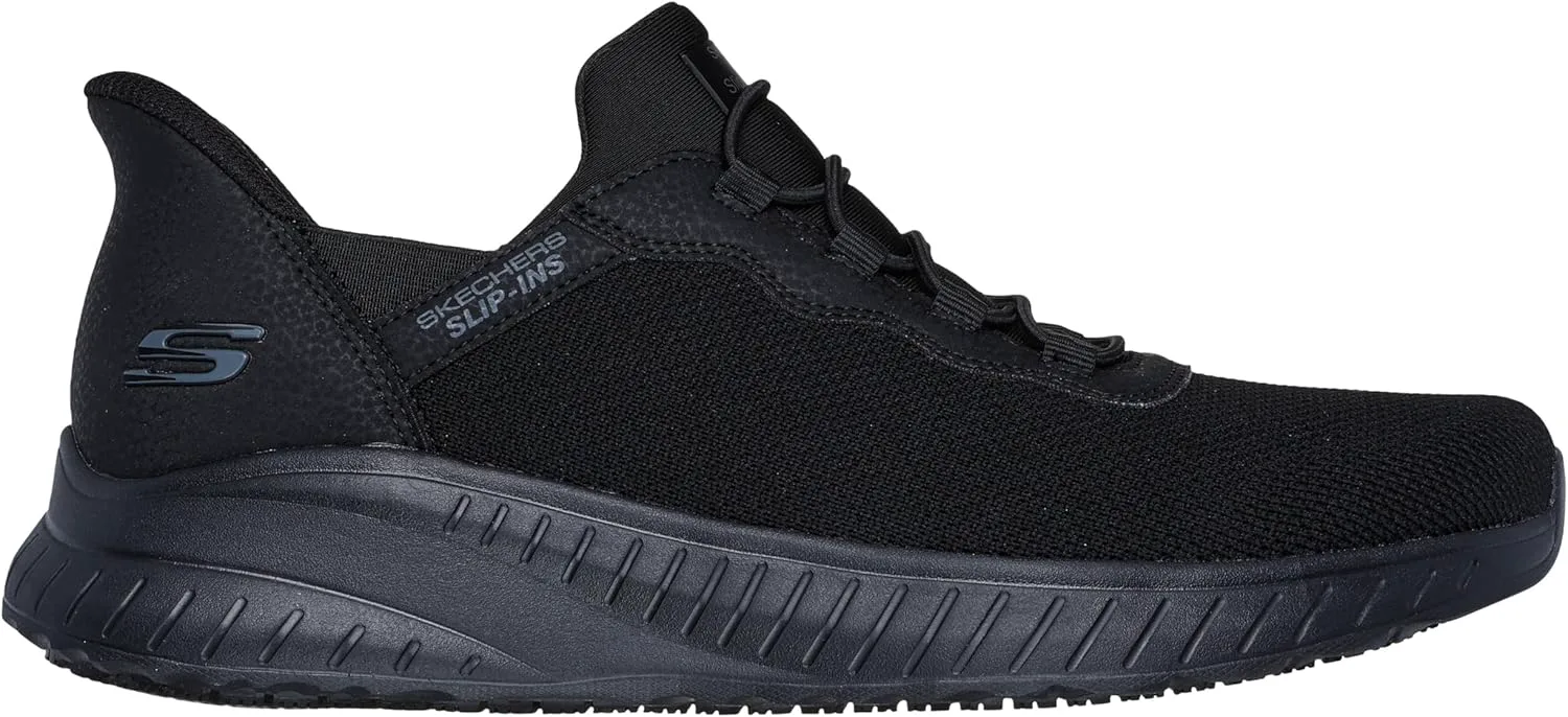 Мужские слипоны Skechers Hands Free Squad Chaos - обувь Stivig, черный — фото 2