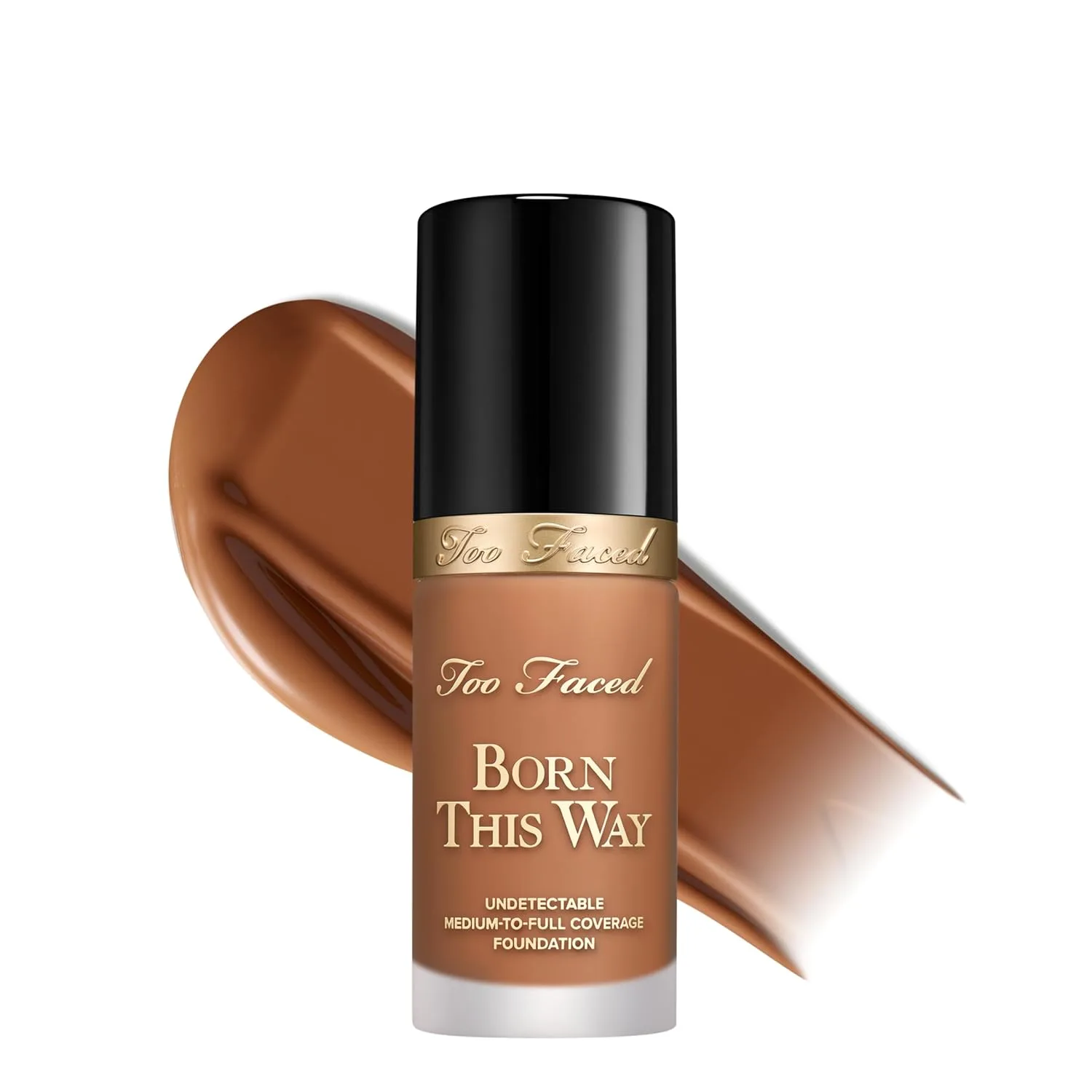 Тональный крем Too Faced Born This Way Natural Finish Longwear Liquid Foundation | Среднее и плотное покрытие | Увлажняющий + без масел, 19 Mocha (Rich Tan with Rosy Undertones)