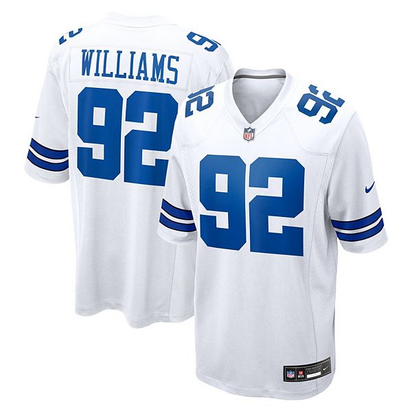 

Мужская игровая футболка quinnen williams white dallas cowboys Nike
