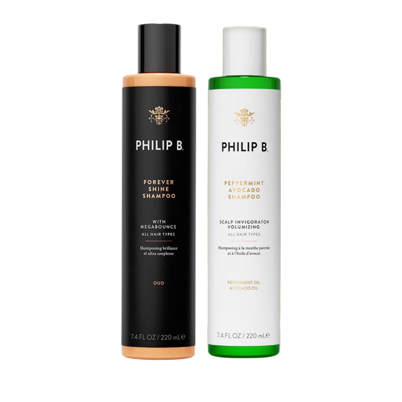 

Эбеновое агаровое дерево тонкий ломтик шампунь увлажняет и питает 220мл+220мл сандаловый аромат PHILIP B