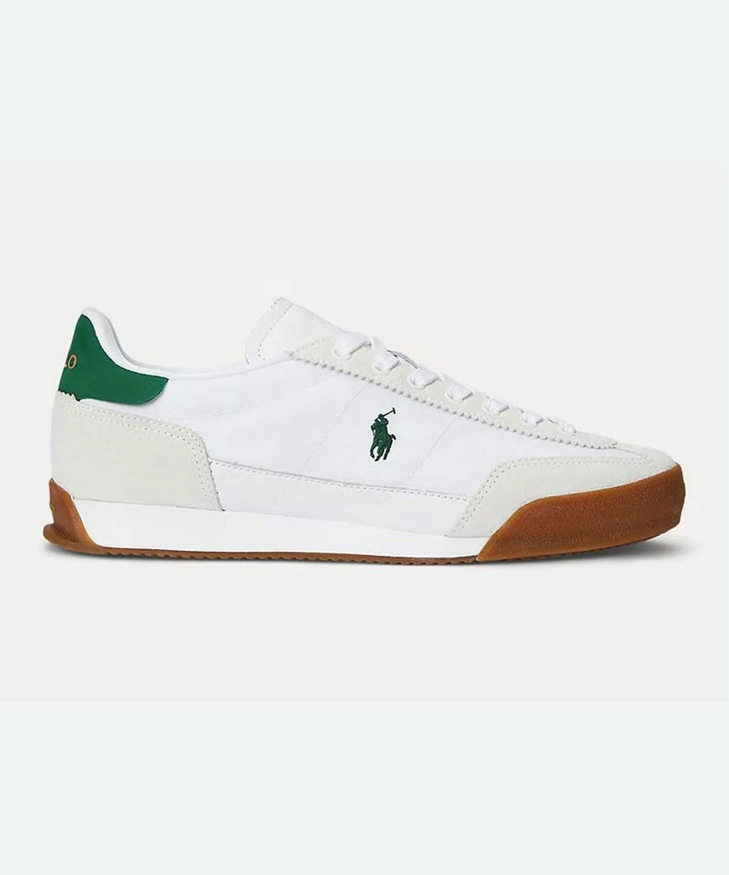 Кроссовки Polo Ralph Lauren RE59 Hester бело-зеленого цвета Polo Ralph Lauren, White Green