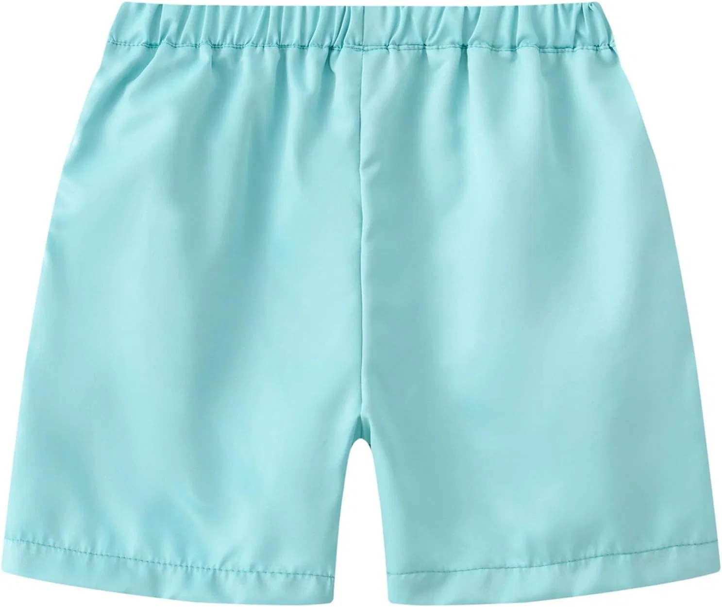 Детские спортивные шорты с эластичным поясом и шнурком, Mint Green — фото 2