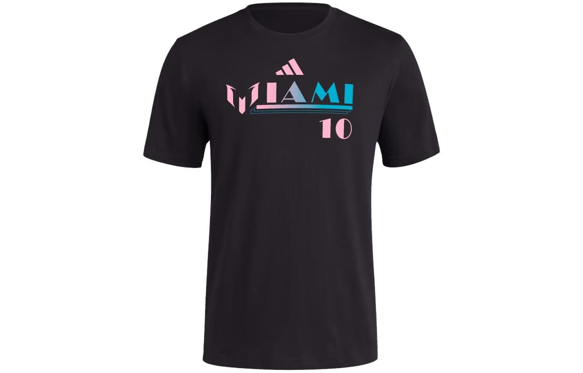 

Футболка Miami International мужская черная Adidas, черный