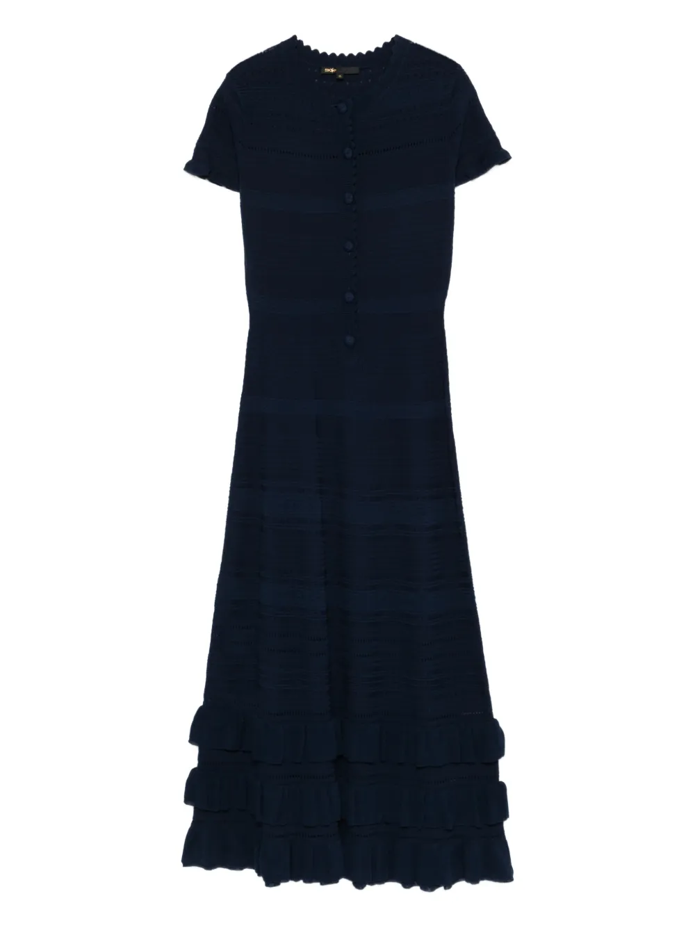 

Платье миди с короткими рукавами Maje, синий