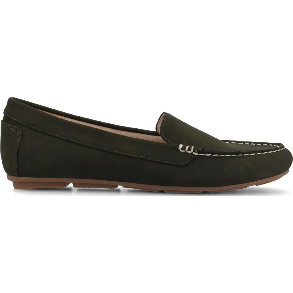 Женские мокасины oreta driving loafer Journee, зеленый — фото 2