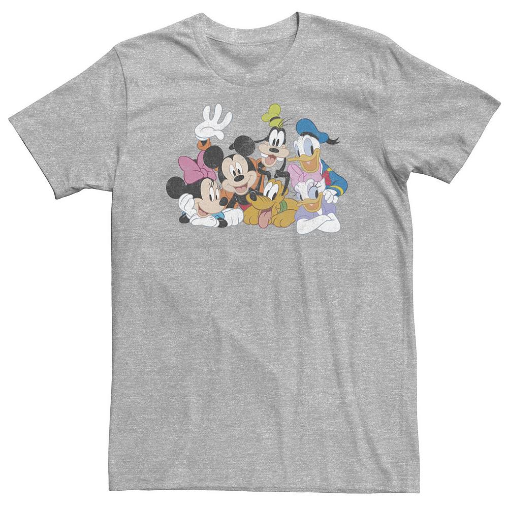 

Классическая футболка Disney's Mickey Mouse & Friends, большая и высокая Licensed Character, цвет Athletic Heather