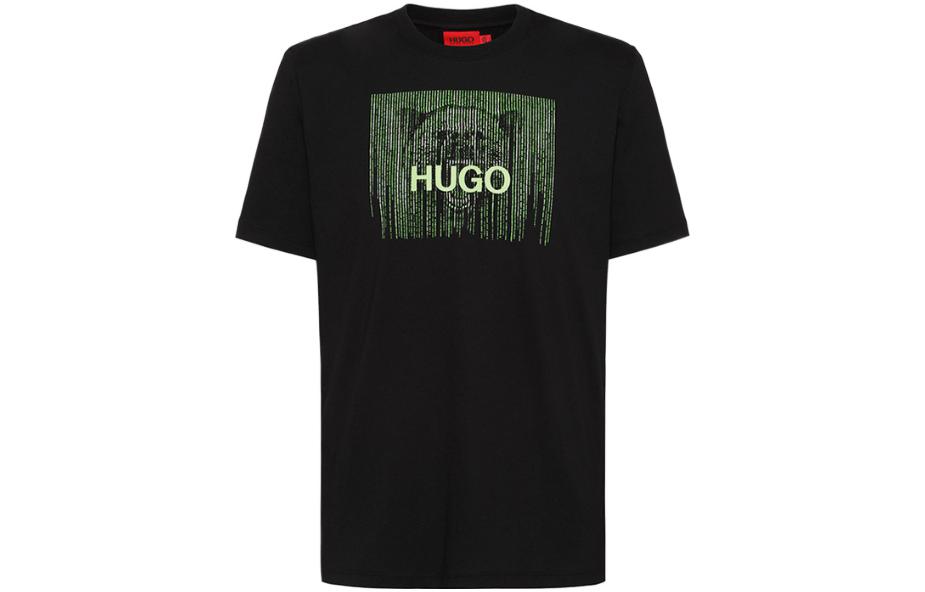 

Футболка мужская черная SS22 HUGO BOSS