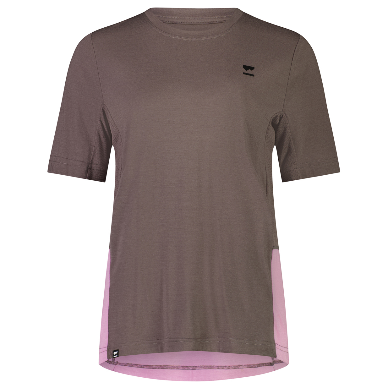 

Велосипедный трикотаж Mons Royale Women's Tarn Merino Shift Tee, цвет Pop Pink/Iron