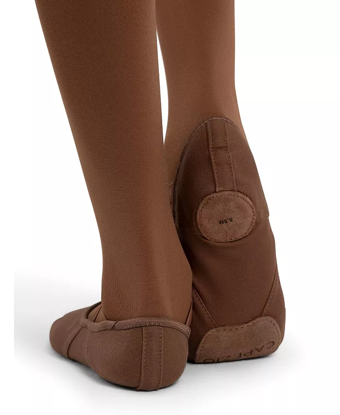 Балетки Hanami Canvas для девочек, светло-розовые Capezio, коричневый — фото 4