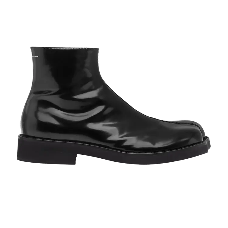 

Ботинки MM6 Maison Margiela Wmns Trunk Leather Ankle Boot Black, черный