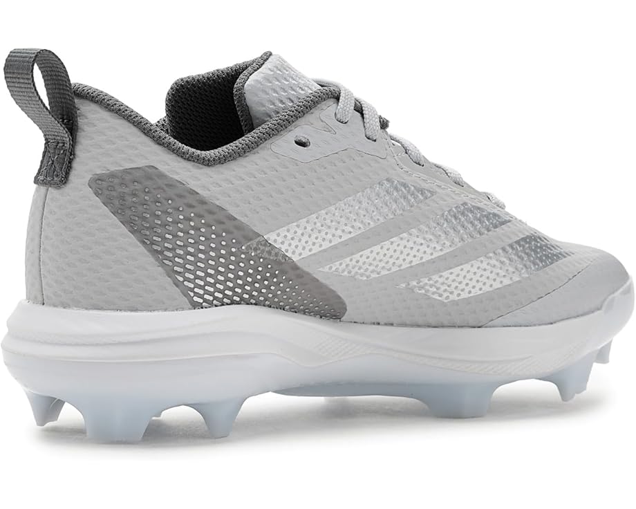 Унисекс бейсбольные бутсы Adidas Kids Adizero Instict Tpu 2.0 (Little Kid/Big Kid), Team Light Grey/Silver Metallic/Team Grey — фото 3
