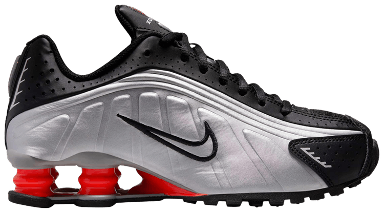 

Кроссовки Nike Shox R4 GS 'OG' 2025, серебряный
