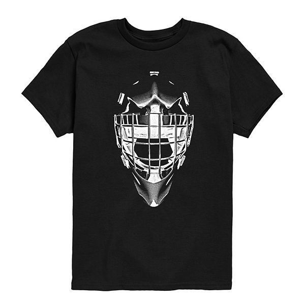 

Футболка с принтом хоккейной маски для мальчиков 8-20 Licensed Character, Black