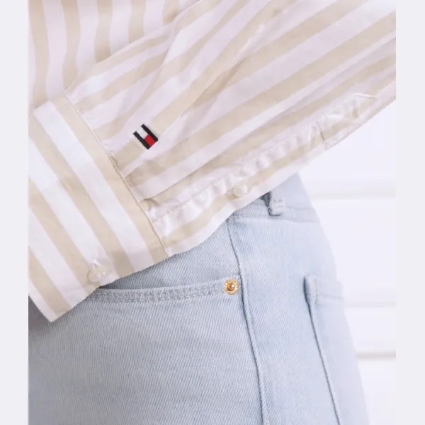 Рубашка свободного кроя 1985-го года Banker STP Tommy Hilfiger, белый — фото 4