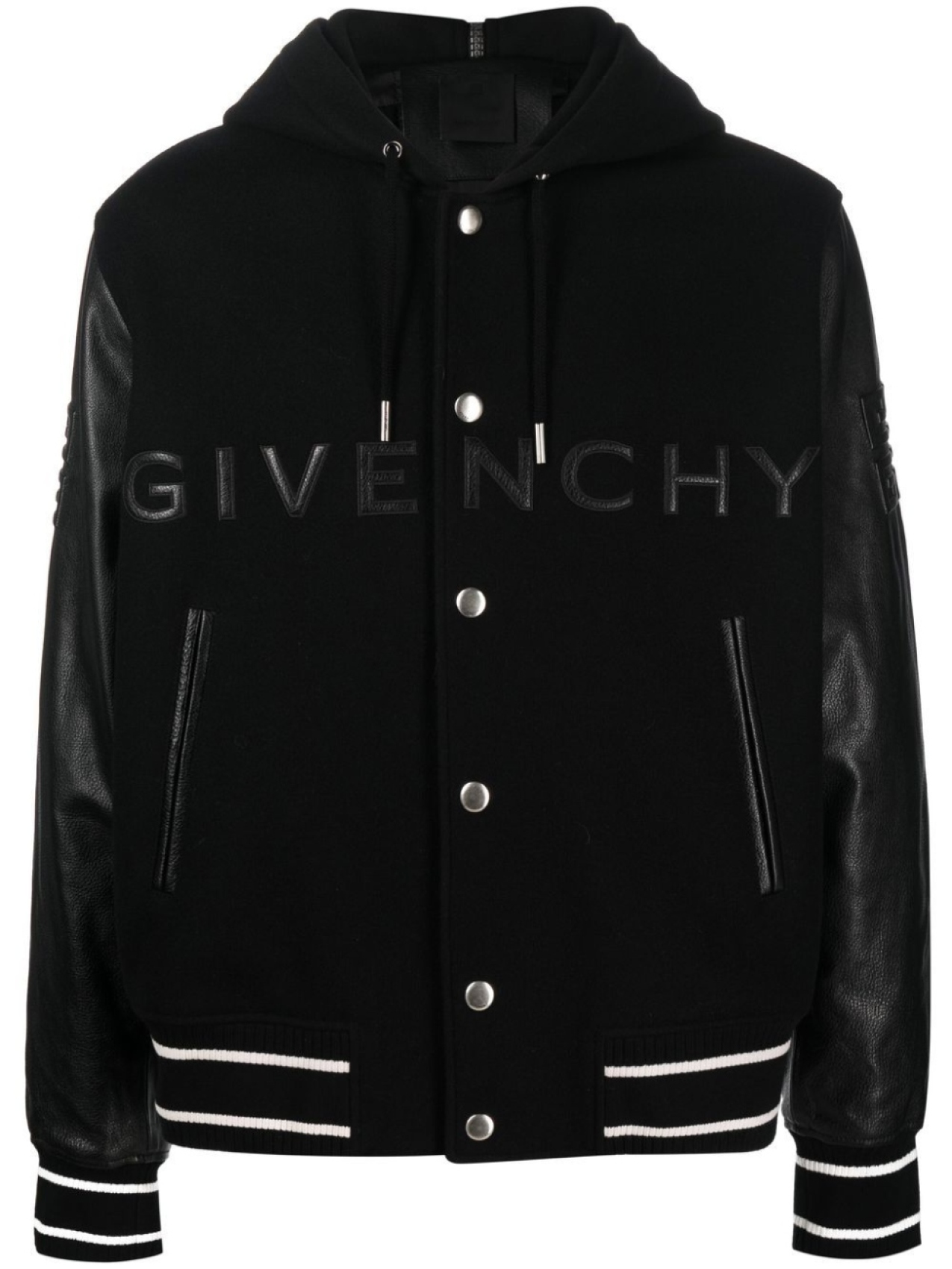 

Бомбер с капюшоном и логотипом Givenchy, черный