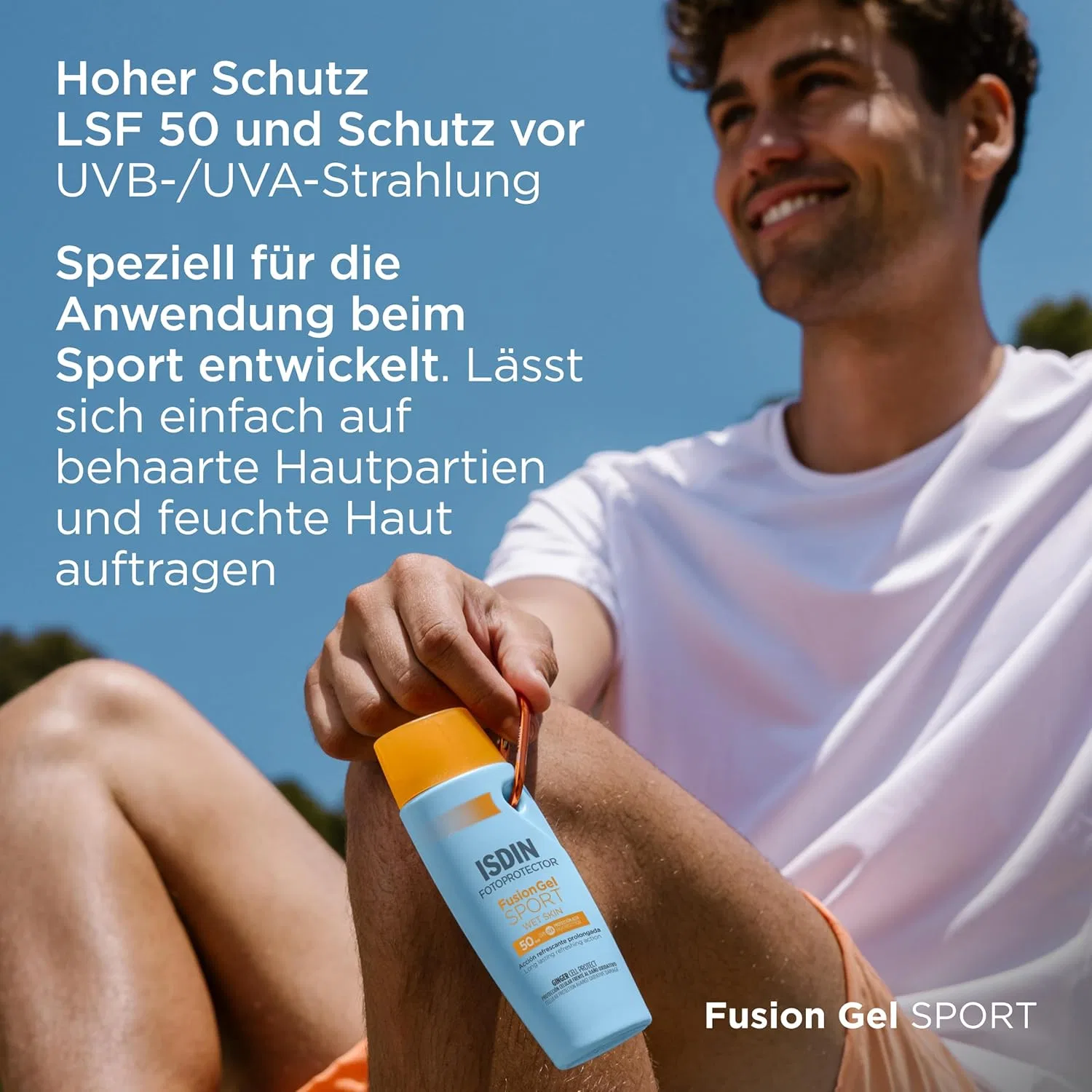 Солнцезащитный гель для спортсменов «Fotoprotector Fusion Gel Sport SPF 50+» от ISDIN Isdin — фото 4