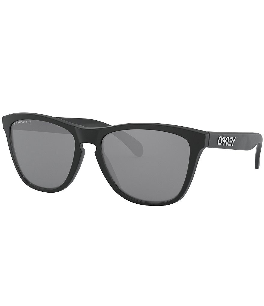 

Мужские квадратные солнцезащитные очки Oakley OO9013 Frogskins 55 мм, черный