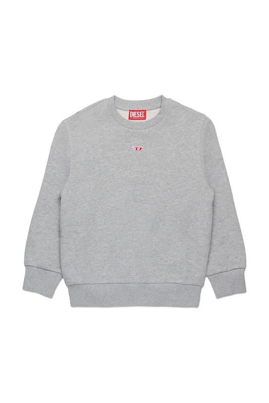 

Детская хлопковая толстовка SGINND OVER SWEAT-SHIRT Diesel, серый