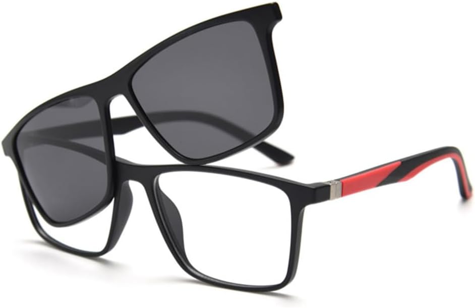 

Поляризованные солнцезащитные очки для женщин с магнитными зажимами, солнцезащитные очки для мужчин с защитой от УФ-излучения UV400, солнцезащитные очки-маски VFDHN, C1