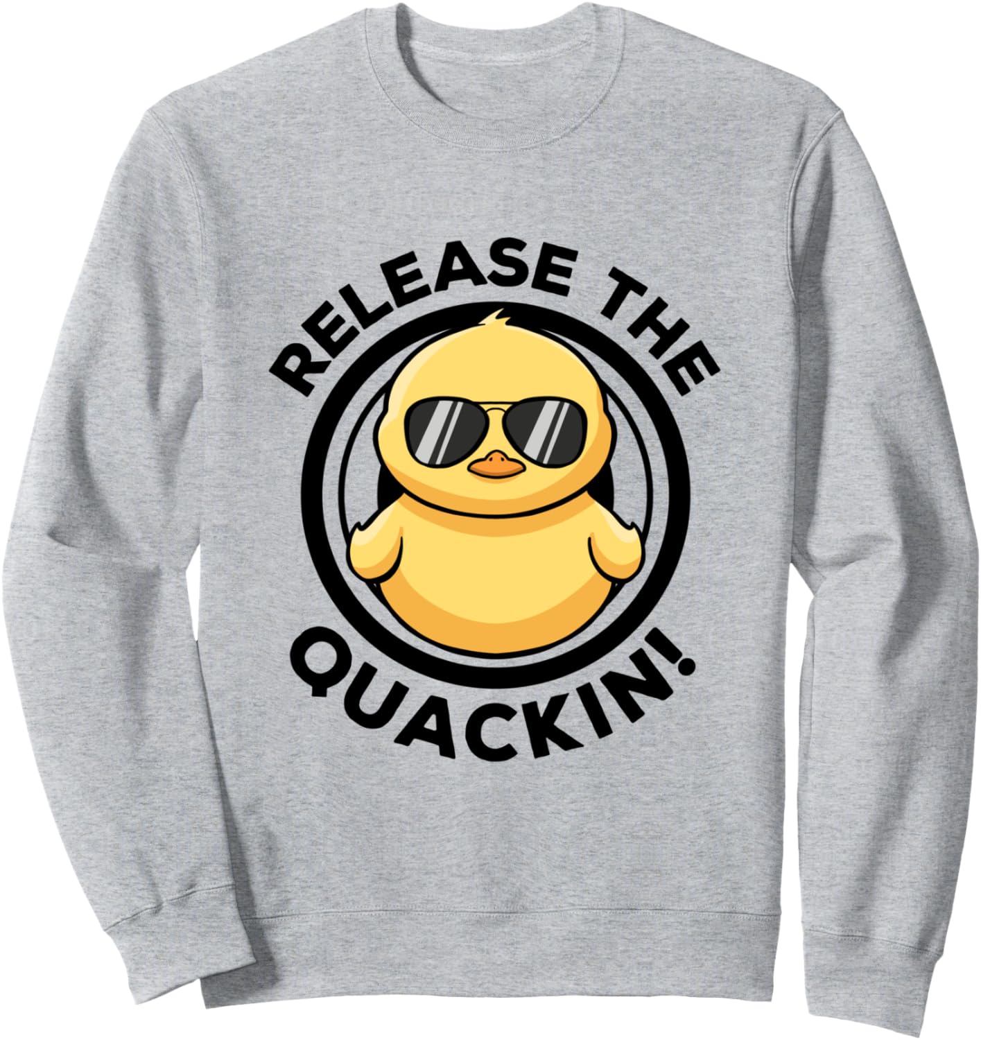 

Забавная желтая толстовка с изображением утки Release The Quackin Cute Rubber Duck Ducky Lover, Желтый, Забавная желтая толстовка с изображением утки Release The Quackin Cute Rubber Duck Ducky Lover