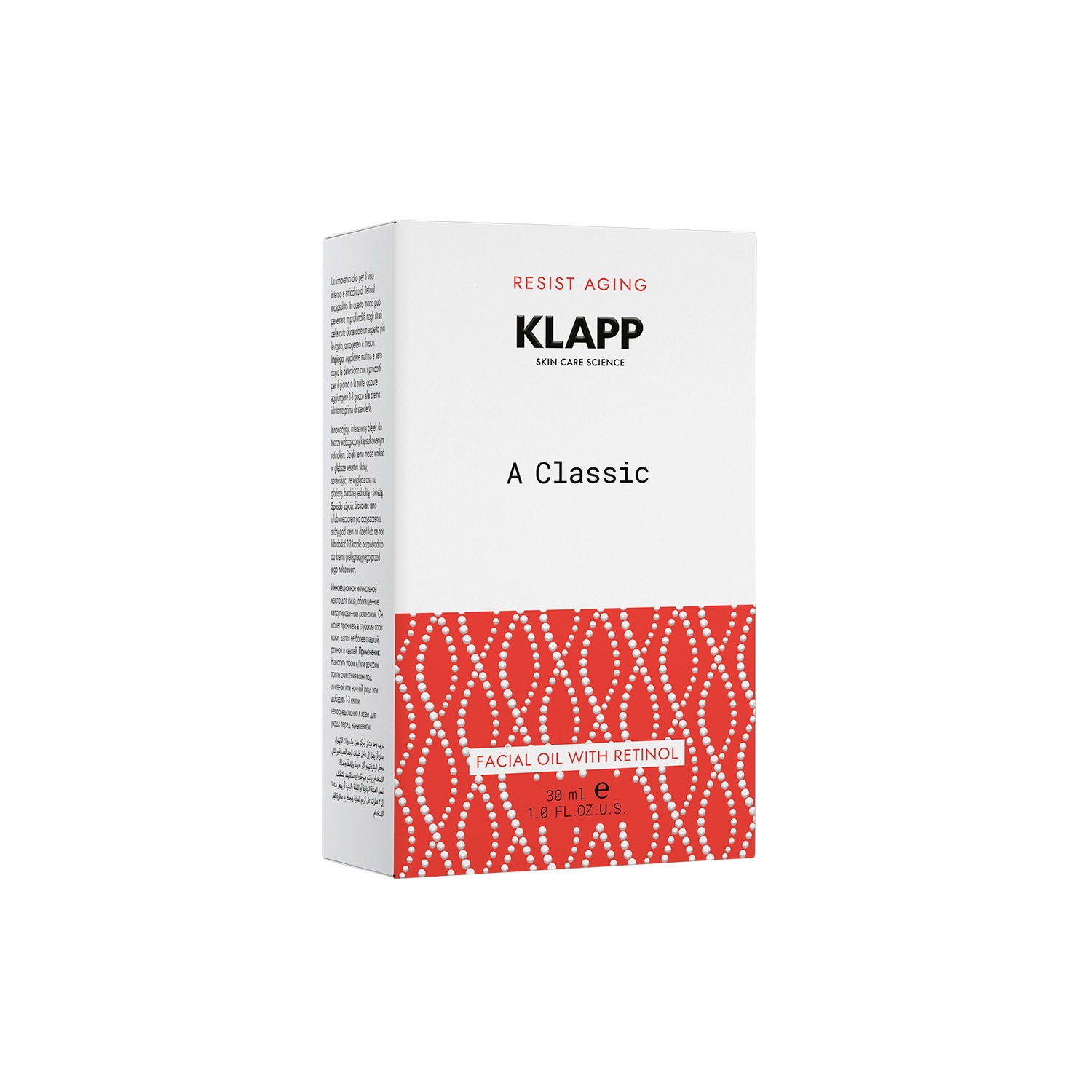 Масло для лица a classic facial oil Klapp, объем 30мл — фото 2