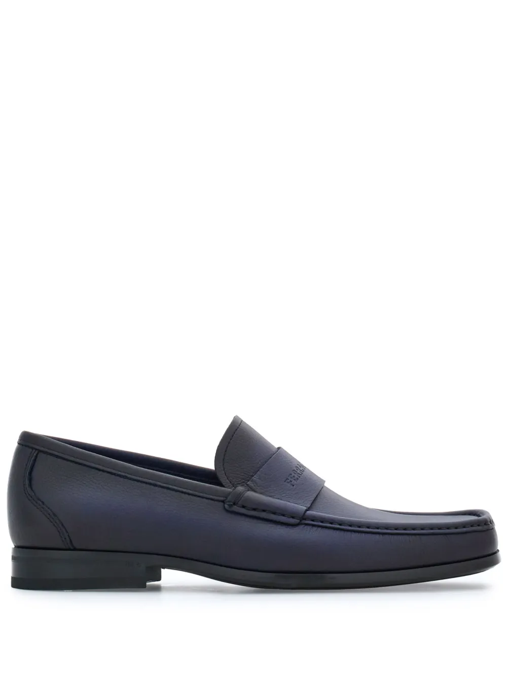 

Лоферы с тисненым логотипом Ferragamo, синий