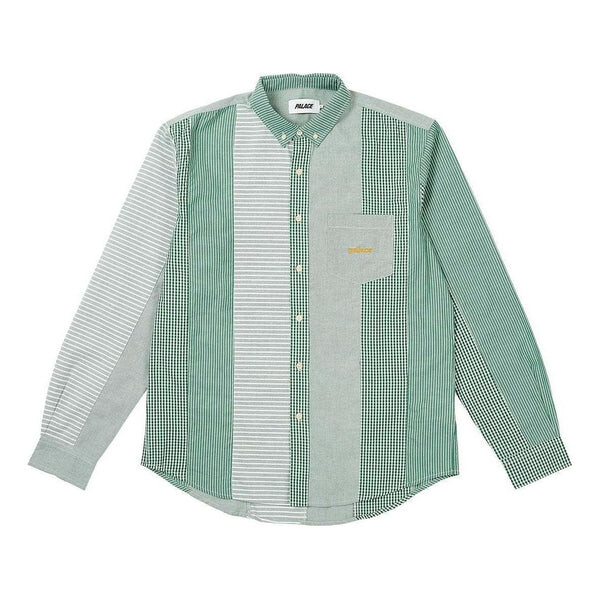

Рубашка patchwork stripe shirt 'green' Palace, зеленый