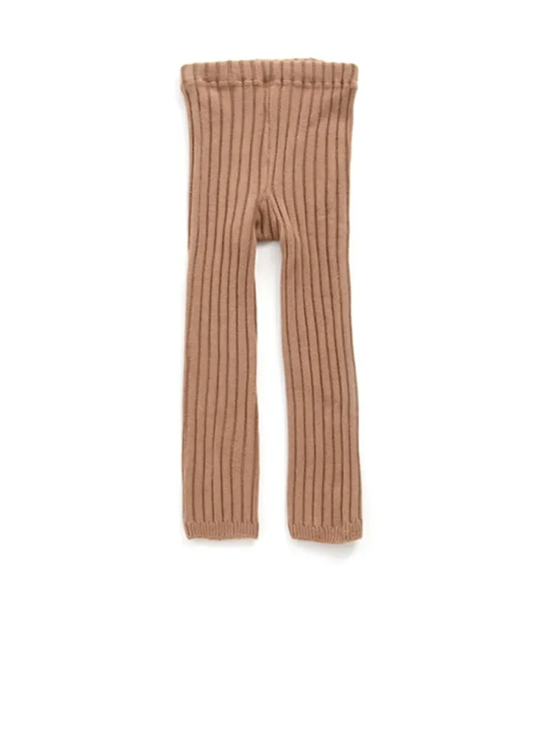 Ребристые леггинсы Ocean&Ground, beige