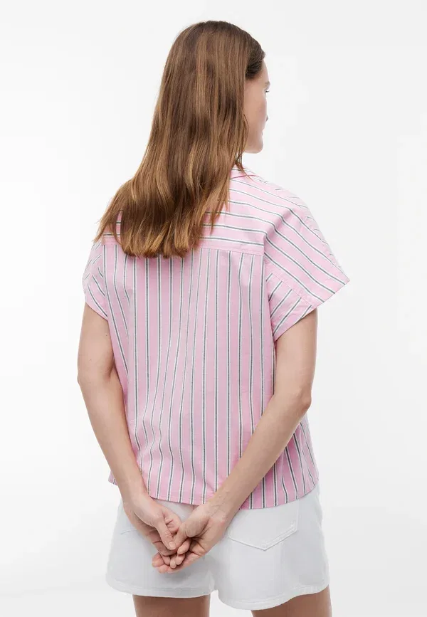 Блуза Tommy Hilfiger, цвет лакрица/розовый — фото 3