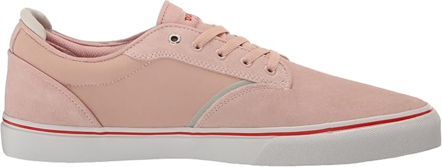 Emerica Dickson - профессиональный скейт-стиль, усиленная вулканизация, удобная посадка, повседневные кроссовки 2025, розовый — фото 2