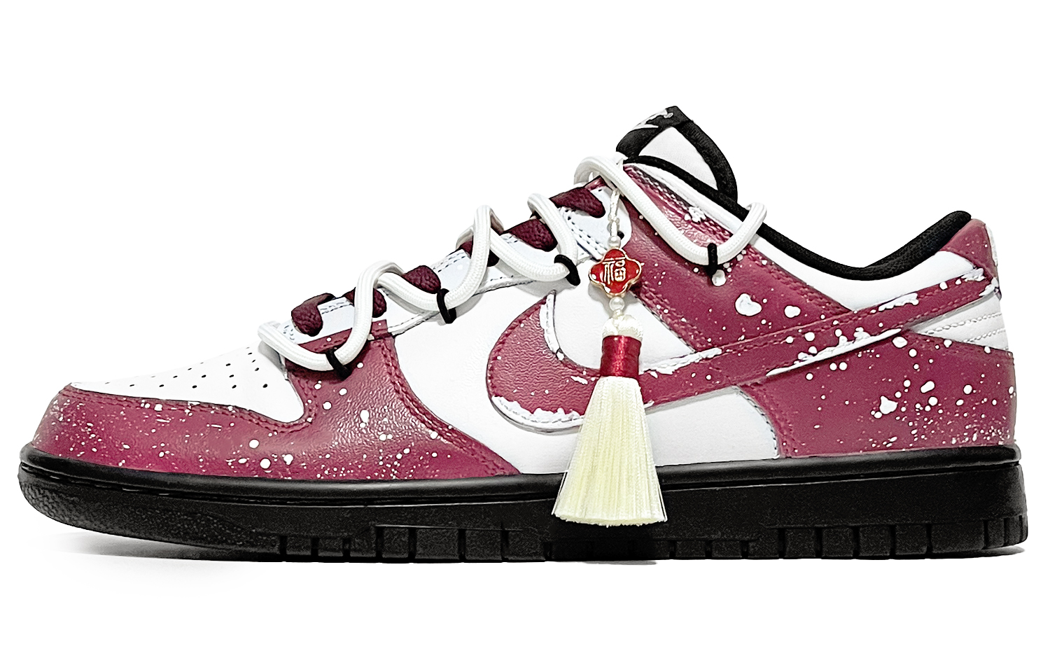 

Nike Кроссовки для скейтбординга Dunk, износостойкие, низкие, мужские, красные