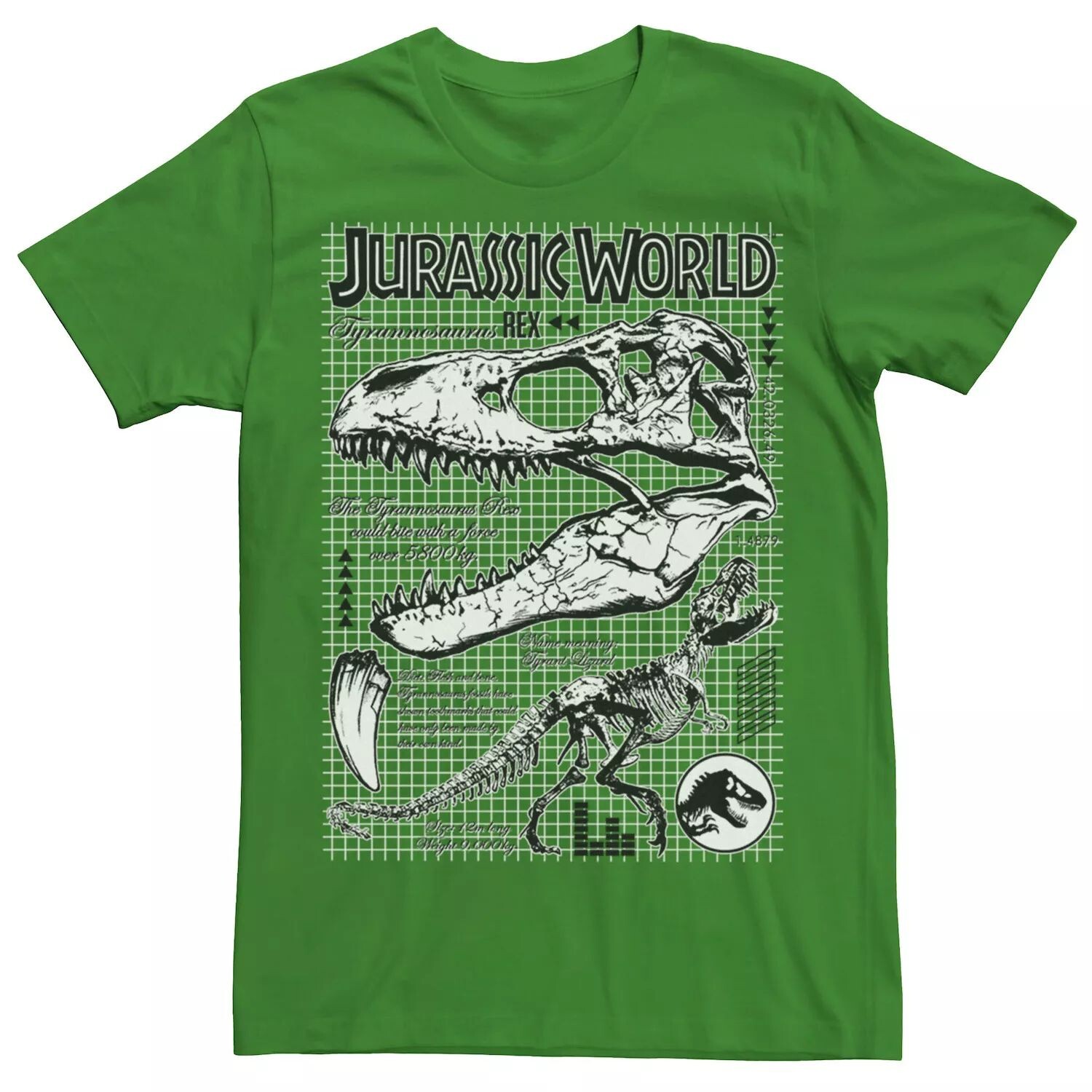 

Мужская футболка с изображением двух костей тираннозавра Jurassic World