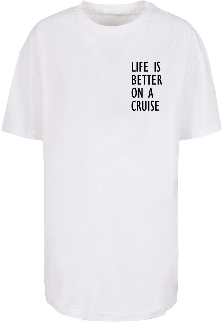 

Рубашка большого размера Merchcode Life Is Better, белый