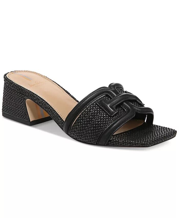 Женские шлепанцы Waylon на блочном каблуке Sam Edelman, черный