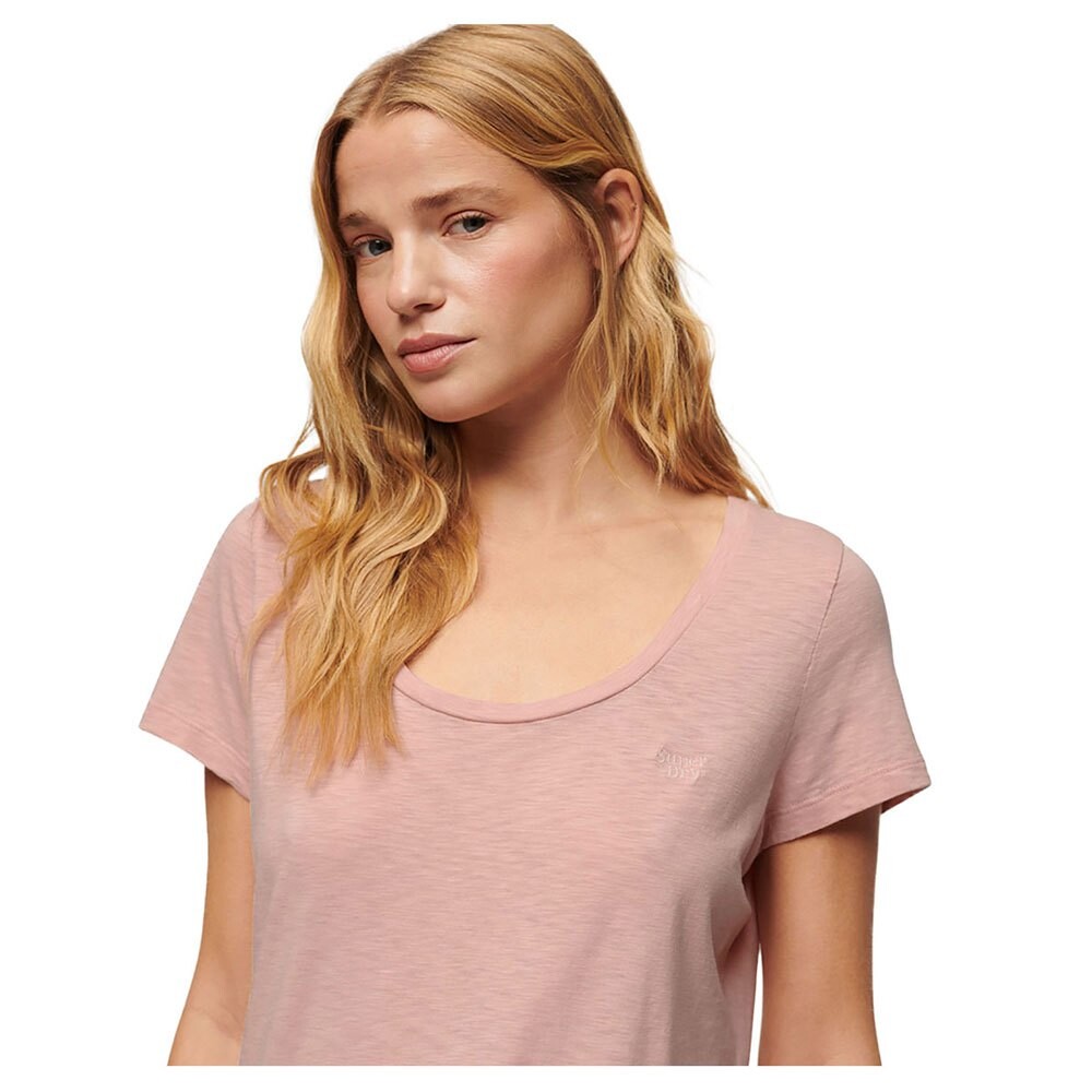 Футболка с коротким рукавом Superdry Scoop, розовый — фото 3