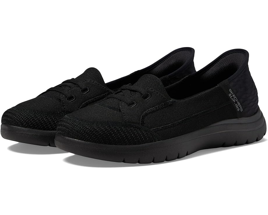 

Кроссовки SKECHERS Performance On-The-Go Flex - Top Notch Hands Free Slip-Ins, цвет Black/Black