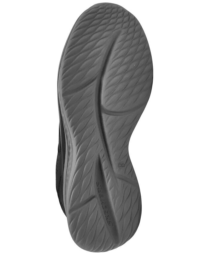 Мужские кроссовки свободного кроя Slade - Breyer Wide Width Casual от Finish Line Skechers, черный — фото 2