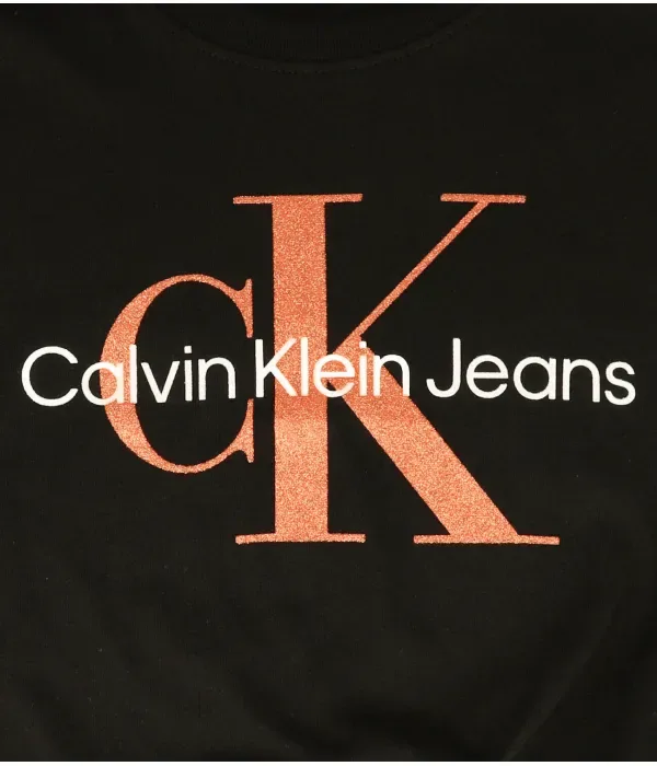 Футболка cropped fit Calvin Klein Jeans, черный — фото 3