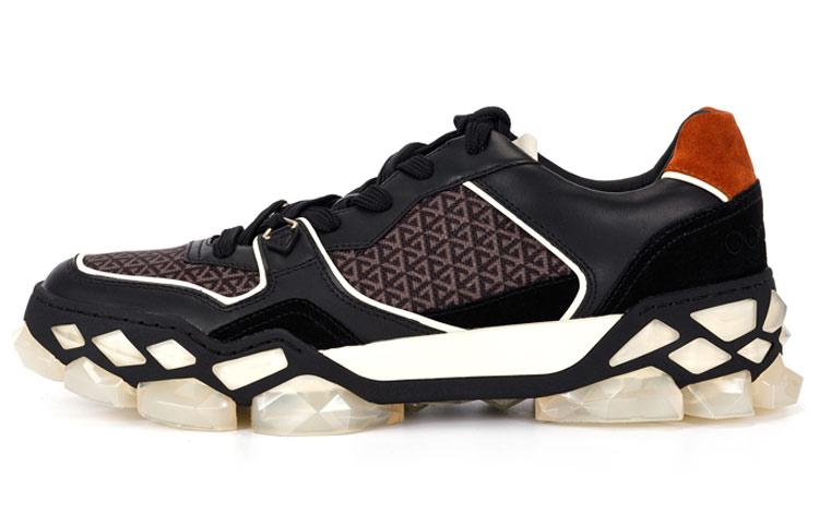 

Jimmy Choo Кроссовки Diamond X Trainer/M Low Top Casual Shoes Men's Black
